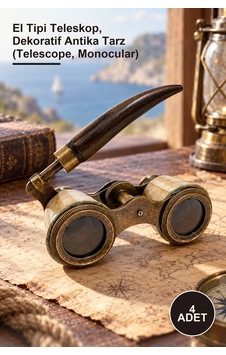 4 Adet Vintage Boynuz Saplı Pirinç Ve Kemik İşlemeli Dürbün El Tipi Teleskop, Dekoratif Antika Tarz Telescope, Monocular Diğer 4 Adet Vintage Boynuz Saplı Pirinç Ve Kemik İşlemeli Dürbün El Tipi Teleskop, Dekoratif Antika Tarz Telescope, Monocular Diğer
