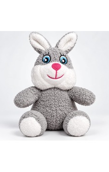 Gri Tavşan 20 Cm Kişiye Özel Peluş Oyuncak İsimli Ve Özel Tasarım