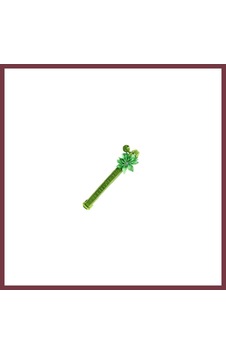 Storeşahin Çiçekli Kedi Boyun Tasması Yeşil 30 Cm Shn0720