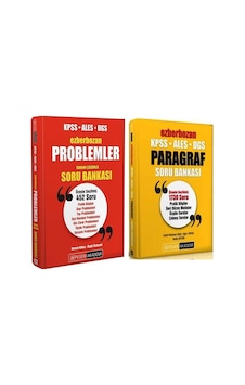 Pegem Kpss Ales Dgs Ezberbozan Paragraf Ve Problemler Soru Bankası Seti 2 Kitap Pegem Kpss Ales Dgs Ezberbozan Paragraf Ve Problemler Soru Bankası Seti 2 Kitap