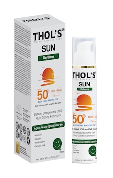 Thol's Sun Defence Fluid Sebum Dengeleyici Güneş Kremi SPF50+ 50 ML Thol's Sun Defence Fluid Sebum Dengeleyici Güneş Kremi SPF50+ 50 ML