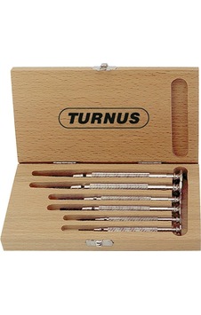 Turnus 250-570 Ahşap Kutu Saatçi Tornavida Takımı 6 Parça