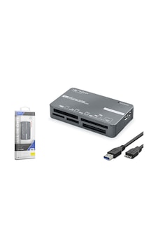 İetop C308 Usb 3.2 Gen1 All İn One Kart Okuyucu Cf Sd Microsd Ms Xd 5 Gbps Siyah İetop C308 Usb 3.2 Gen1 All İn One Kart Okuyucu Cf Sd Microsd Ms Xd 5 Gbps Siyah