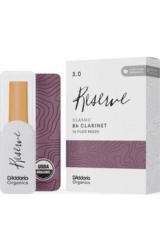 Rico Odct1030 Organic Reserve Classic Bb Klarnet Kamışı No: 3.0 Profesyonel - 10'lu Paket Organik Üretim, Klasik Kesim Ve Zengin Harmonikler Rico Odct1030 Organic Reserve Classic Bb Klarnet Kamışı No: 3.0 Profesyonel - 10'lu Paket Organik Üretim, Klasik Kesim Ve Zengin Harmonikler
