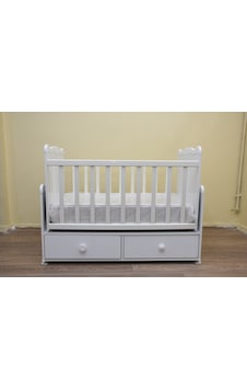 Bengimobilya Beşik Bebek Sallanır Model Ahşap 1Sınf Sunta Çok Renkli