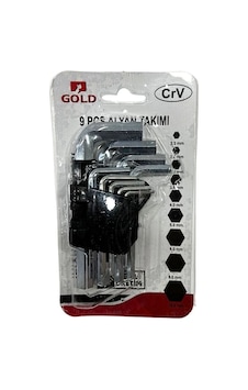 Crv 9 Parça Kısa Alyan Takımı Crv 9 Parça Kısa Alyan Takımı