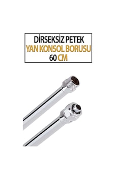 Krom Petek Yan Konsol Borusu Düz Pex 60 Cm Diğer Krom Petek Yan Konsol Borusu Düz Pex 60 Cm Diğer