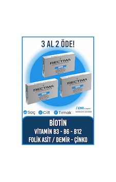 Rectiwa Biotin 3 x 30 Kapsül