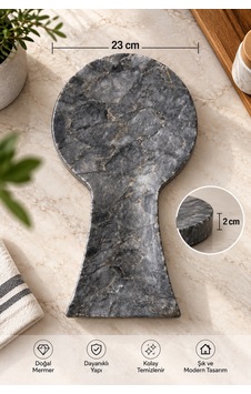 Mermer Kaşıklık 23x2 Gri