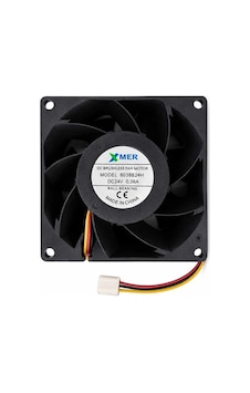 8cm 38mm 24 Volt 80x80x38 24v 3 Uçlu 0.36a Rulmanlı Fan 12v 8cm 38mm 24 Volt 80x80x38 24v 3 Uçlu 0.36a Rulmanlı Fan 12v