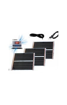 Multiteknik W3002 Dijital Termostatlı Kablolu Karbon Film Isıtıcı 50 x 60 CM 3'lü Multiteknik W3002 Dijital Termostatlı Kablolu Karbon Film Isıtıcı 50 x 60 CM 3'lü