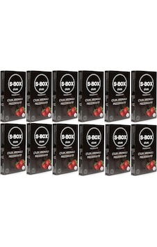 S-Box Çilek Aromalı Prezervatif 12'li x 12 S-Box Çilek Aromalı Prezervatif 12'li x 12