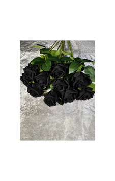 Kaliteli 10 Lu Siyah Yapay Kadife Gül Ev Vazo Dekor Süsü Özel Gün Çiçeği Yapay Çiçek 45-50 Cm Siyah - 929118804 Siyah Kaliteli 10 Lu Siyah Yapay Kadife Gül Ev Vazo Dekor Süsü Özel Gün Çiçeği Yapay Çiçek 45-50 Cm Siyah - 929118804 Siyah