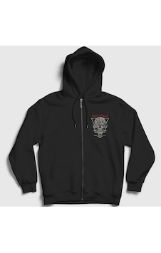Presmono Unisex Mechanic Lamb Of God Fermuarlı Kapüşonlu Sweatshirt Siyah Presmono Unisex Mechanic Lamb Of God Fermuarlı Kapüşonlu Sweatshirt Siyah