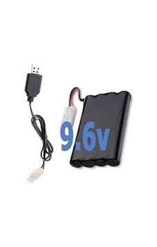 Bataryapil 9.6V 1100Mah  Tamiya Soketli Pil ve Usb Şarj Cihazı