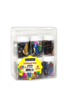 6 Renk Yaprak Pul 12 Paket