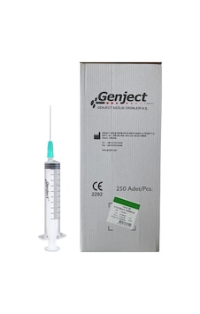 - 10 Ml 3parça 21g 0.80x38mm Enjektör - 250 Adet