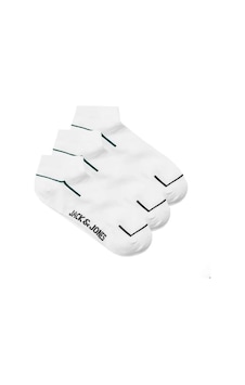 Jack&jones Jack Jones Çorap Walter Short Tennis 3 Pack Beyaz Jack&jones Jack Jones Çorap Walter Short Tennis 3 Pack Beyaz