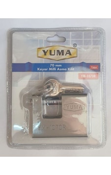 Yuma Ym 1070r Kayar Milli Asma Kilit 70 Mm