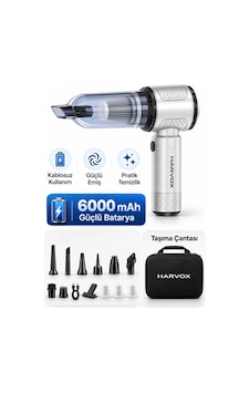 Harvox Hxvc-008 20.000 Pa Güçlü Kablosuz Şarjlı Araç Ev El Süpürgesi Harvox Hxvc-008 20.000 Pa Güçlü Kablosuz Şarjlı Araç Ev El Süpürgesi