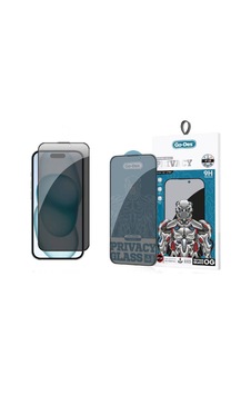 Apple iPhone 15 Uyumlu Hayalet Ekran Koruyucu Go Des 9d Full Cover Privacy Temperli Cam Koruyucu