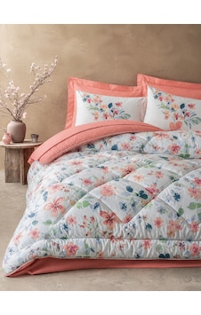 Cotton Box Çift Kişilik Uyku Seti Bluebell Somon Cotton Box Çift Kişilik Uyku Seti Bluebell Somon