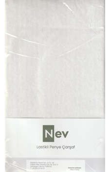 Nev Penye Çarşaf Fitted Beyaz 160x200+30 Nev Penye Çarşaf Fitted Beyaz 160x200+30