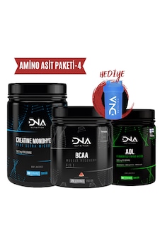 Dna Nutrition Amino Asit Paketi-4 Creatine 500 G + Bcaa 250 G + Aol 300 G Dna Nutrition Amino Asit Paketi-4 Creatine 500 G + Bcaa 250 G + Aol 300 G