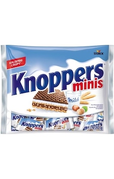 Knoppers Minis Gofret 200 G Knoppers Minis Gofret 200 G
