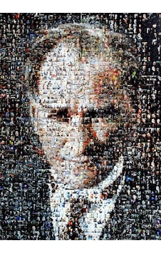 Puzzle Görünümlü Mustafa Kemal Atatürk Kanvas Tablo Puzzle Görünümlü Mustafa Kemal Atatürk Kanvas Tablo