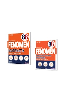 Fenomen Yayınları 8. Sınıf Matematik B Soru Bankası + Geometri Tabanlı Matematik Soru Bankası Fenomen Yayınları 8. Sınıf Matematik B Soru Bankası + Geometri Tabanlı Matematik Soru Bankası