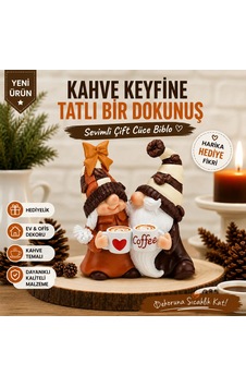 Kahve Şans Gnomeleri 10cm Kahve Şans Gnomeleri 10cm