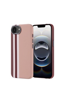 Apple iPhone Uyumlu, 17e Kılıf M-safe Şarj Özellikli Karbon Fiber Görünümlü Zore Nekst Kapak - Gold Apple iPhone Uyumlu, 17e Kılıf M-safe Şarj Özellikli Karbon Fiber Görünümlü Zore Nekst Kapak - Gold