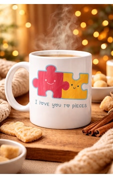 I Love You To Pieces Baskılı Porselen Kupa Model 14 - Sevgiliye Arkadaşa Özel Tasarım Kahve Kupası - Hediye Kupası Renkli I Love You To Pieces Baskılı Porselen Kupa Model 14 - Sevgiliye Arkadaşa Özel Tasarım Kahve Kupası - Hediye Kupası Renkli
