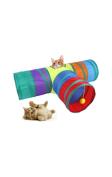 Mucit Home Kapalı Katlanabilir Kedi Tüneli