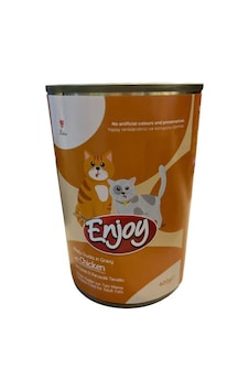 Enjoy Tavuklu Kedi Konservesi Sos İçinde Et Parçacıklı 400 Gr Enjoy Tavuklu Kedi Konservesi Sos İçinde Et Parçacıklı 400 Gr