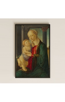 Rönesans Madonna Ve Çocuk Pvc Tablo - Kutsal Aile Temalı Sanat Rönesans Madonna Ve Çocuk Pvc Tablo - Kutsal Aile Temalı Sanat