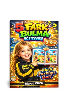 5 Fark Bulma Kitabı Eğlenerek Dikkat Geliştirin 5 Fark Bulma Kitabı Eğlenerek Dikkat Geliştirin
