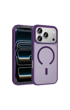 İphone 18 Pro Max Kılıf M-safe Şarj Özellikli Zore Babet Kapak - Derin Mor İphone 18 Pro Max Kılıf M-safe Şarj Özellikli Zore Babet Kapak - Derin Mor