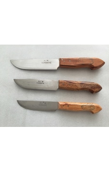 3 Adet Mutfak Bıçağı Seti - Ali Umuş - Boy 24 - 26 - 29 CM Ahşap 3 Adet Mutfak Bıçağı Seti - Ali Umuş - Boy 24 - 26 - 29 CM Ahşap