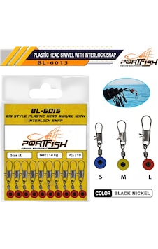 Portfish Bl-6015 Stoperli Klips- 10 Adetli S Portfish Bl-6015 Stoperli Klips- 10 Adetli S