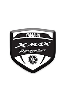 Xmax Damla Kabartmalı Siperlik Camı Sticker