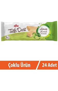 Afia Tatlı Dost Limon Kremalı Gofret 24 x 140 G Afia Tatlı Dost Limon Kremalı Gofret 24 x 140 G