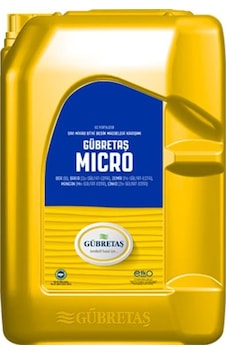 Gübretaş Micro (20 L) (Bor. Bakır. Demir.Mangan. Çinko) Gübretaş Micro (20 L) (Bor. Bakır. Demir.Mangan. Çinko)