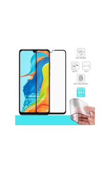 Microsonic Huawei P30 Lite Seramik Matte Flexible Ekran Koruyucu Siyah