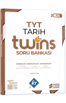 TYT Twins Tarih Soru Bankası Kr Akademi Yayınları TYT Twins Tarih Soru Bankası Kr Akademi Yayınları