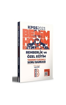2023 KPSS Eğitim Bilimleri Rehberlik ve Özel Eğitim Tamamı Çözümlü Soru Bankası- Benim Hocam Yayınları 2023 KPSS Eğitim Bilimleri Rehberlik ve Özel Eğitim Tamamı Çözümlü Soru Bankası- Benim Hocam Yayınları