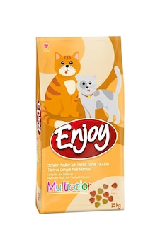 Enjoy Multicolor Tavuklu Yetişkin Kedi Maması Enjoy Multicolor Tavuklu Yetişkin Kedi Maması