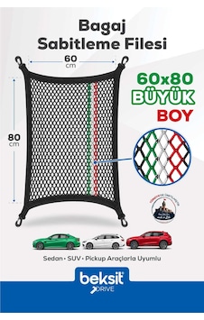 Drıve- Fiat, Alfa Romeo, Maserati Model Özel Renkli Tasarım Bagaj Sabitleme Filesi 60x80 Cm İtalya Drıve- Fiat, Alfa Romeo, Maserati Model Özel Renkli Tasarım Bagaj Sabitleme Filesi 60x80 Cm İtalya