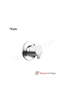 Kale D100 Ankastre Stop Valf Krom 1/2 Aç Kapa Krom Kale D100 Ankastre Stop Valf Krom 1/2 Aç Kapa Krom